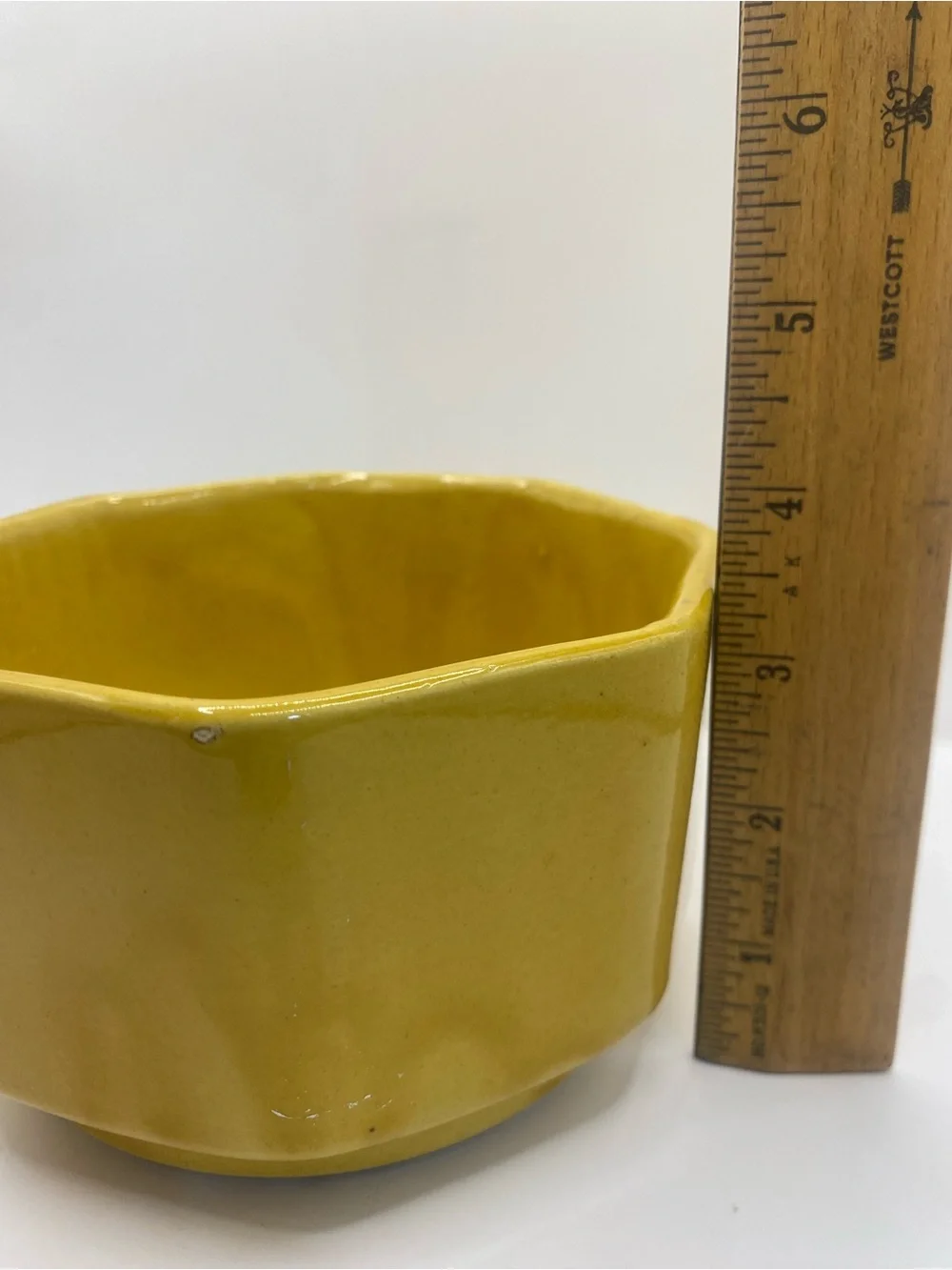 Cookson Pottery (CP) vintage mustard